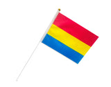 Bulk Small Pansexual Flags on a Stick