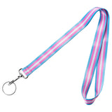 Transgender Striped Lanyards LGBTQ Gay Pride Awareness