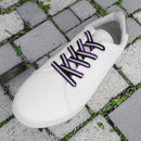 Asexual Flag Striped Shoe Laces