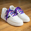 Bisexual Shoelaces, Gay Pride Bisexual Flag Laces in Bulk