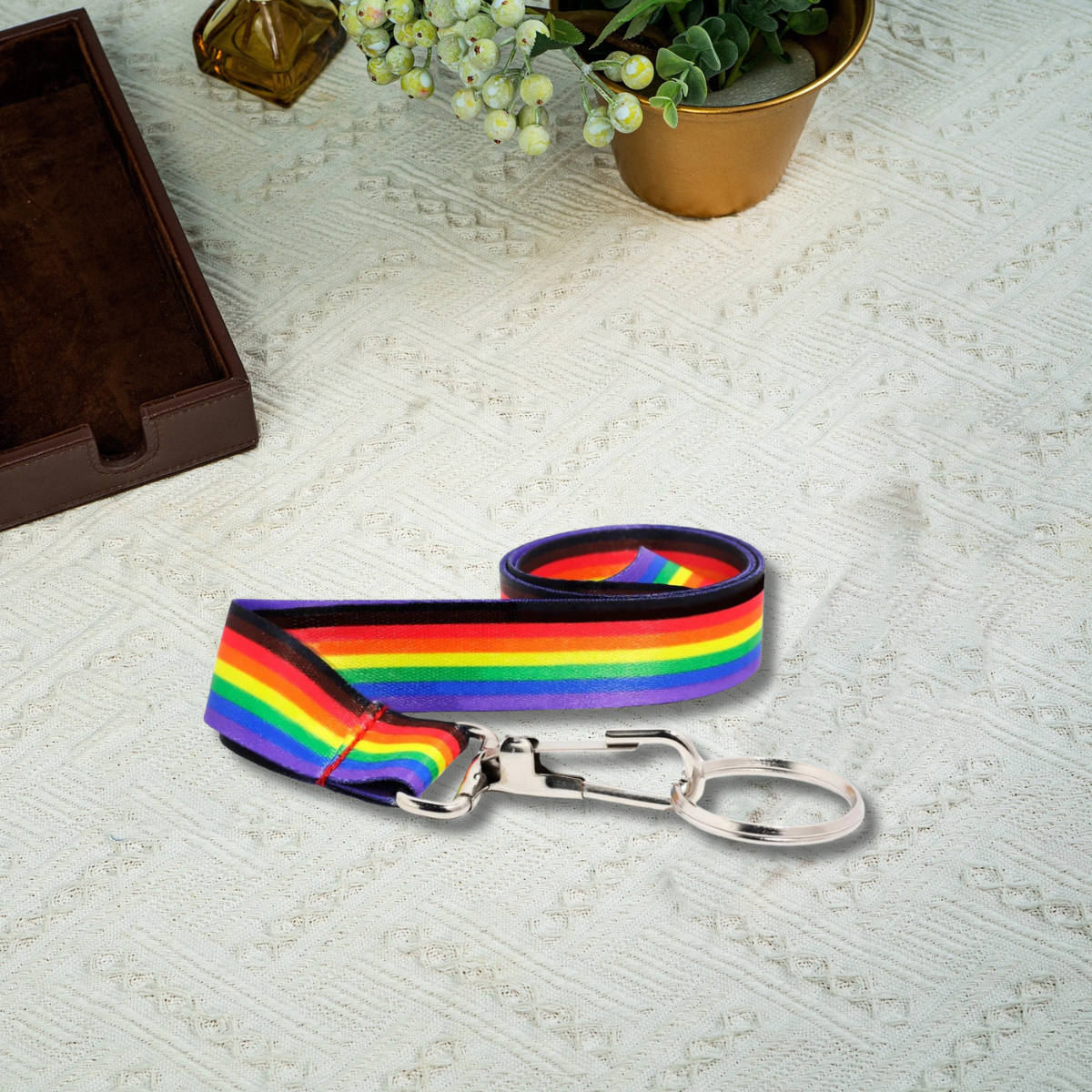 Philadelphia's 8 Stripe Flag Pride Lanyards