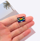 Inexpensive Straight Ally Flag Pins, Bulk LGBTQ Gay Pride Lapel Pins