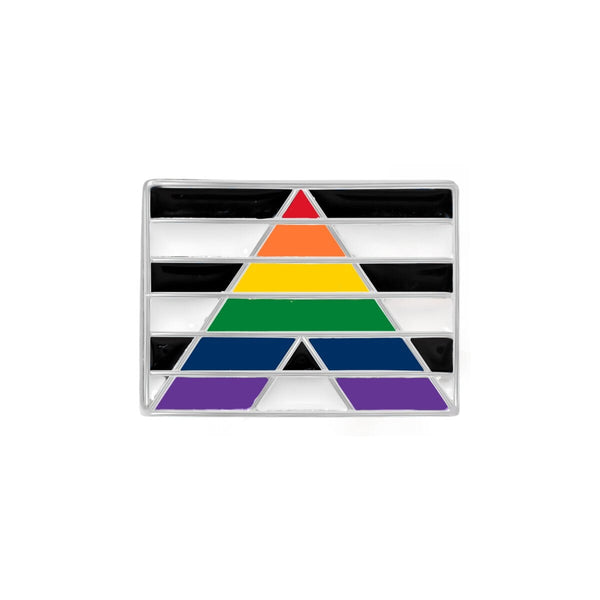 Wholesale Bulk Pack of Straight Ally Heterosexual Flag Pins - Show Your Support in Style