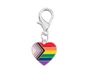 Daniel Quasar Heart Flag Hanging Charms