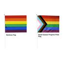 Gay Pride Flags on a Stick (Large Size)