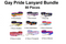 Small Gay Pride Lanyard Bundle (80 Pieces)