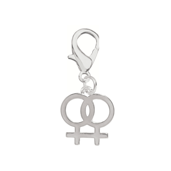 Lesbian Same Sex Female Symbol Hanging Charm, LGBTQ Gay Pride Awarenesss, LGBTQ Gay Pride Awareness