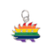 Libertarian Rainbow Porcupine Charms, LGBTQ Gay Pride Jewelry