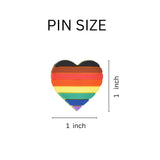 Philadelphia 8 Stripe Flag Pins in Bulk at Low Prices, Gay Pride Pins