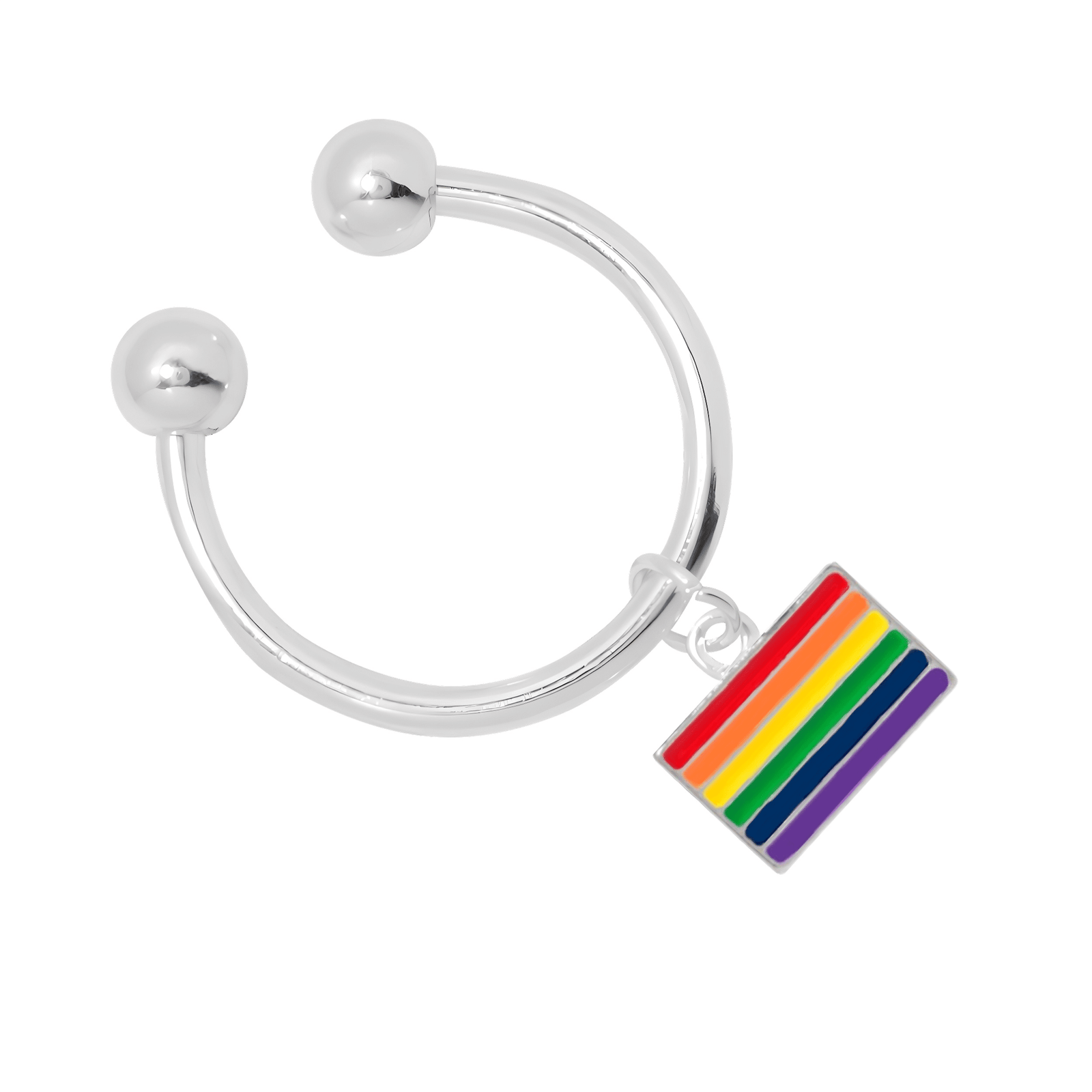 Bulk Rainbow Flag Key Chains for Gay Pride Awareness Wholesale Prices