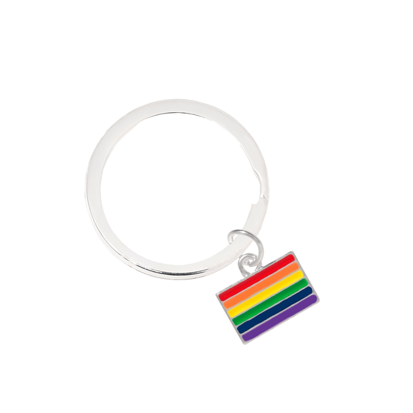 Rainbow Flag Key Chains for Gay Pride Awareness Wholesale Prices