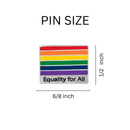 Equality For All Pins, LGBTQ Gay Pride Awareness Equality Pins in Bulk