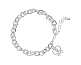 Same Sex Female Symbol Charm Chunky Link Style Bracelets - We Are Pride Wholesale