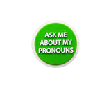 They Them Silicone Pronoun Pins for Gay Pride, LGBTQ Gay Pride Jewelry