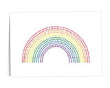 Paw Print Rainbow Note Cards - We Are Pride