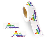 Rainbow Man Stickers (250 Stickers) - We Are Pride