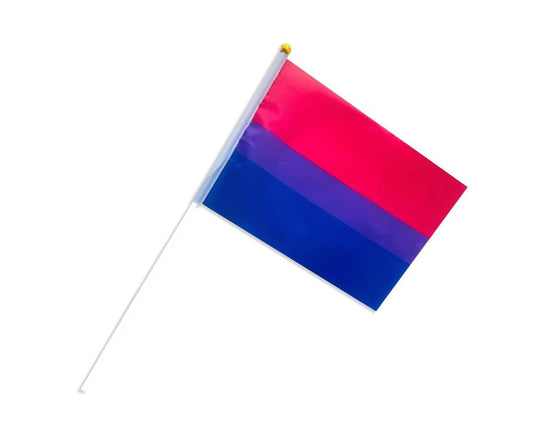 Small Bisexual Flags on a Stick - We Are Pride Wholesale